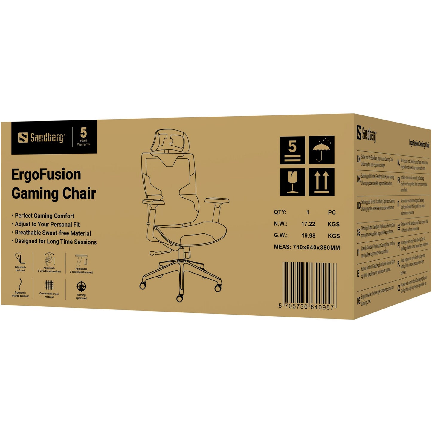 Sandberg ErgoFusion Gaming Chair