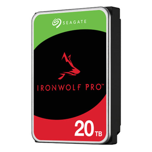 Seagate 3.5", 20TB, SATA3, IronWolf Pro NAS Hard Drive, 7200RPM, 256MB Cache, CMR, OEM