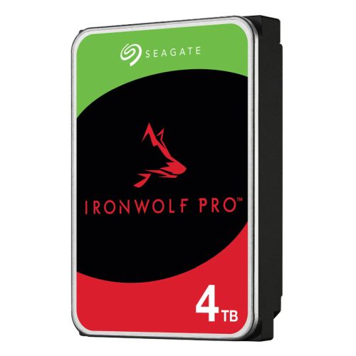 Seagate 3.5", 4TB, SATA3, IronWolf Pro NAS Hard Drive, 7200RPM, 256MB Cache, CMR, OEM