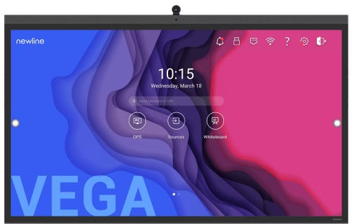 Newline VEGA Projected Capacitive Touch Panel 65" -75"- 86" with Optical Bonding, resolution 4K