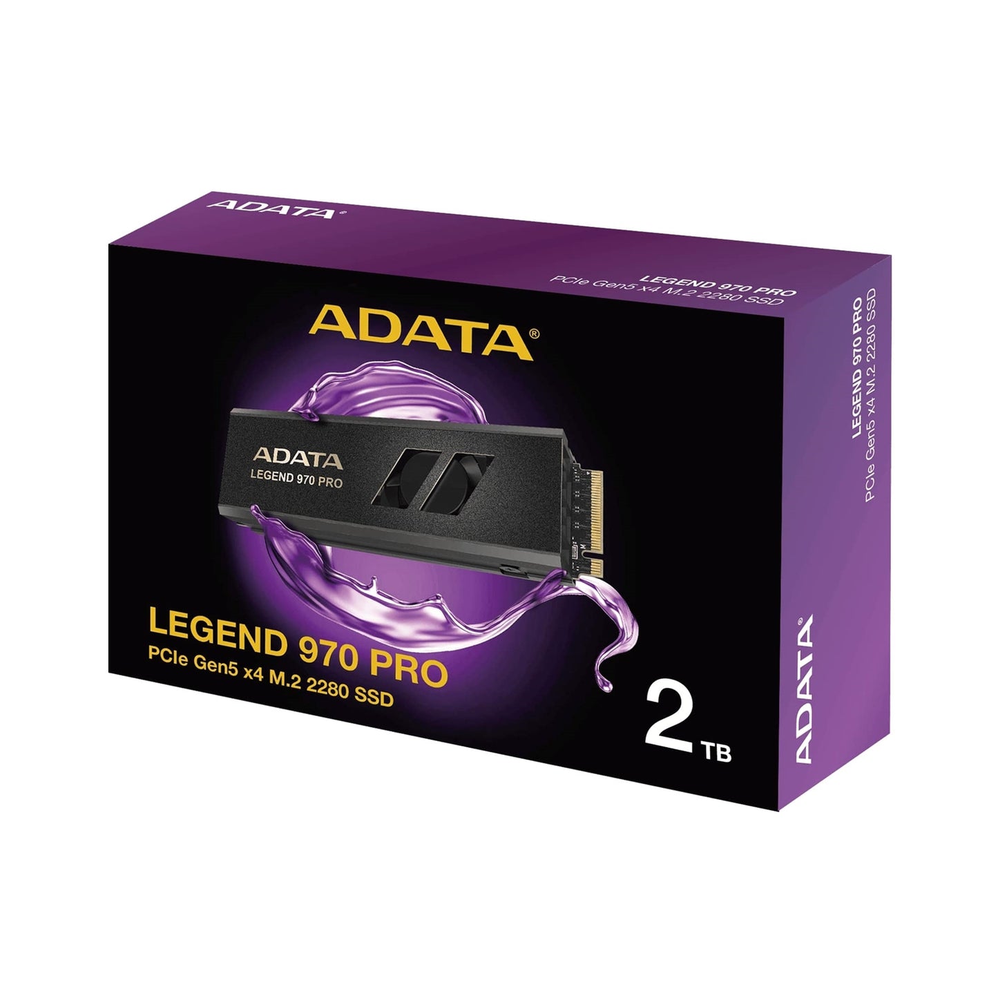 ADATA Legend 970 (SLEG-970P-2TCI) 2TB NVMe SSD, M.2 Interface ,PCIe Gen 5, 2280, Read 14,000MB/s, Write 11,000MB/s, 5 Year Warranty