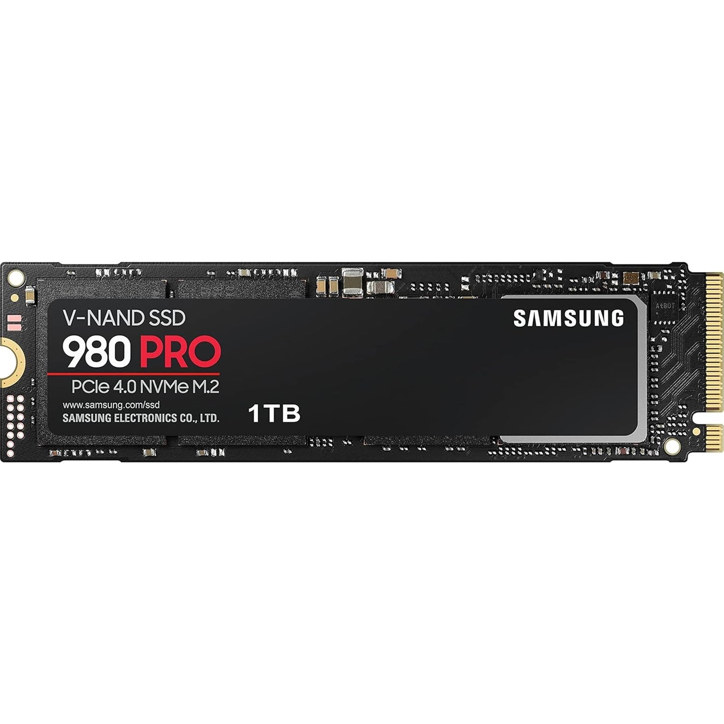 Samsung 980 PRO (MZ-V8P1T0BW)1TB NVMe SSD, M.2 Interface, PCIe Gen4, 2280, Read 7000MB/s, Write 6000MB/s, 5 Year Warranty