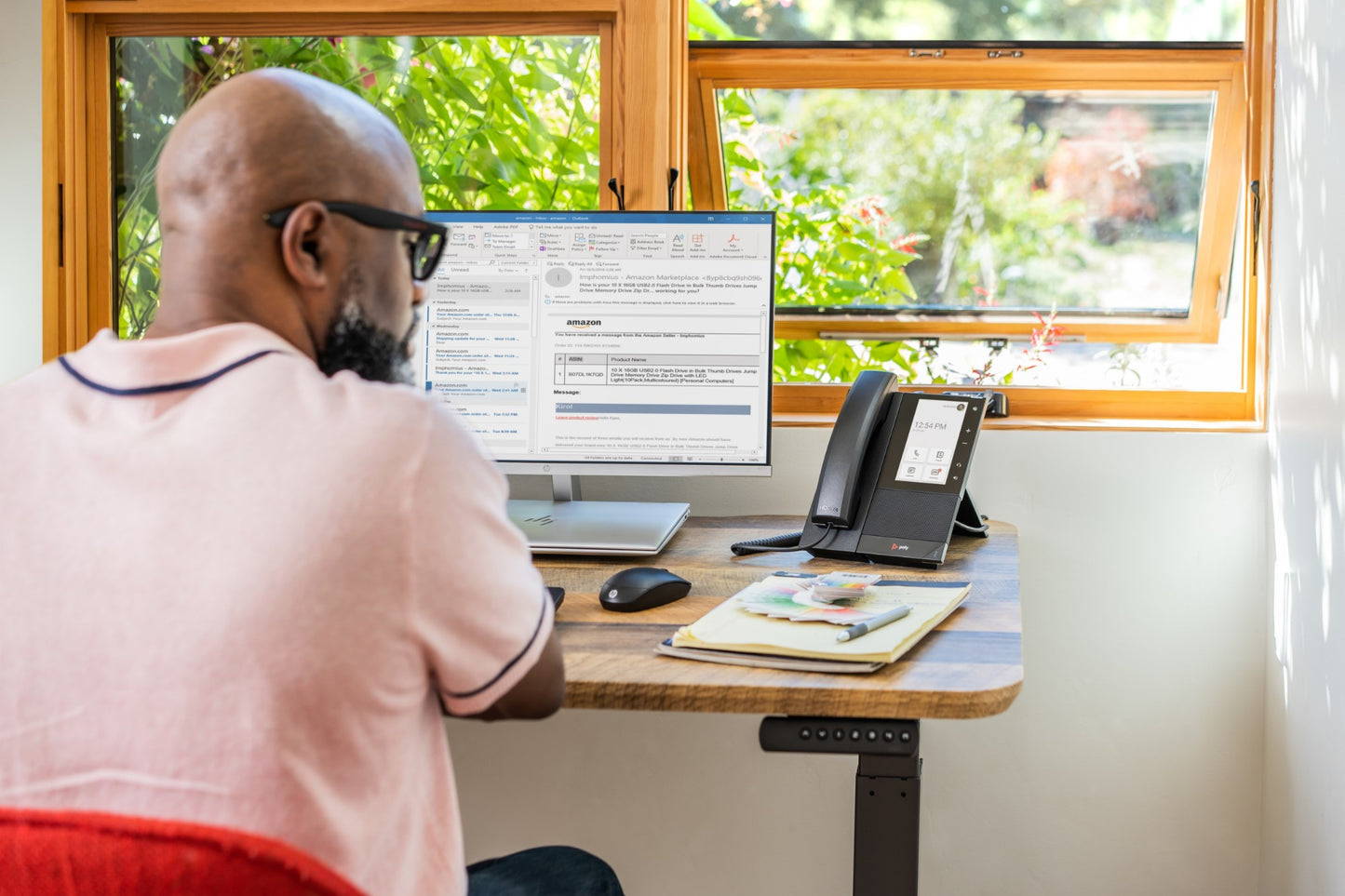 Poly CCX 500 Business Media Phone for Microsoft Teams and PoE-enabled