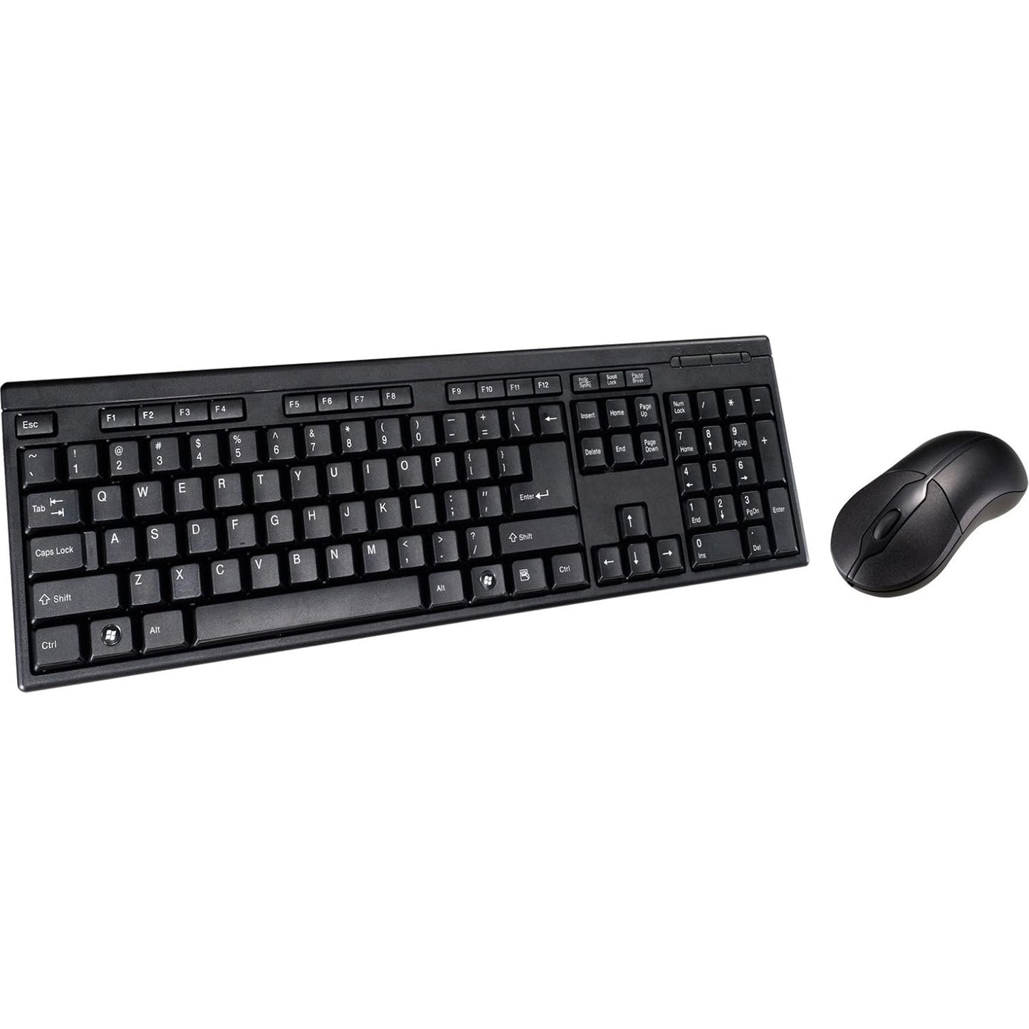 Target KBMS-001 Wired USB Keyboard & Mouse Combo, Spill-Resistant Full-Size Keyboard with Multimedia Keys + 800 DPI Optical Mouse, Plug-and-Play
