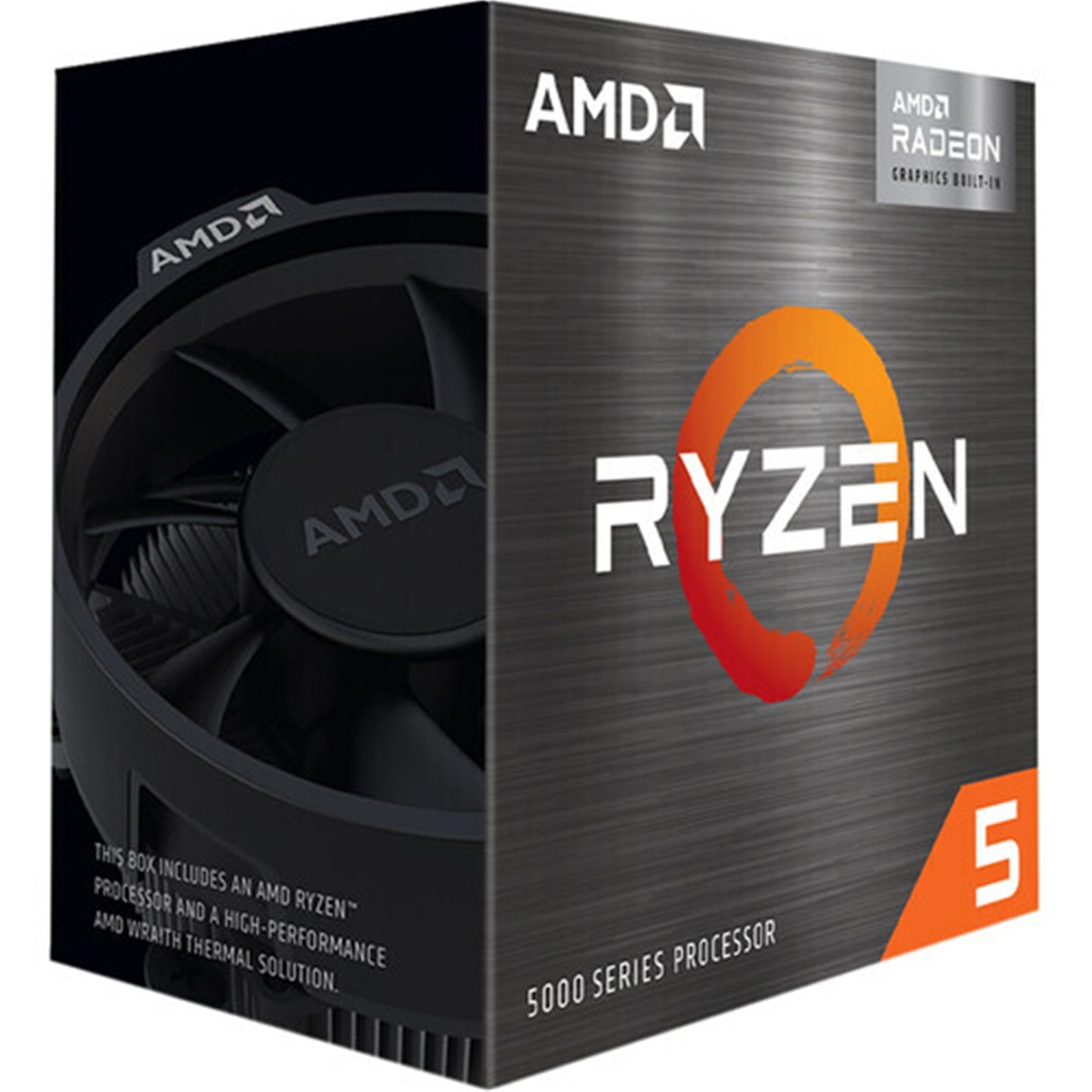 AMD Ryzen 5 5500GT 3.6GHz 6 Core AM4 Processor, 12 Threads, 3.6GHz up to 4.4GHz Boost, 19MB Cache, 65W, with Wraith Stealth Cooler, Radeon Graphics