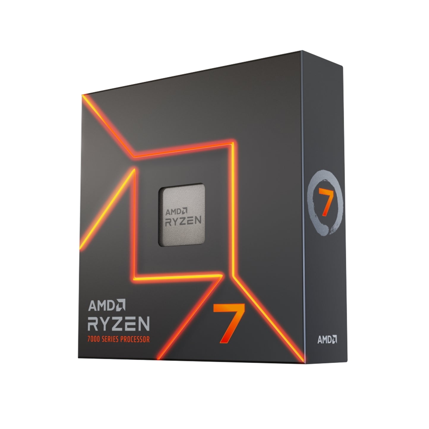 AMD Ryzen 7 7700X with Radeon Graphics, 8 Core Processor, 16 Threads, 4.5GHz up to 5.4GHz Boost, 40MB Cache, 105W, No Fan, Radeon Graphics