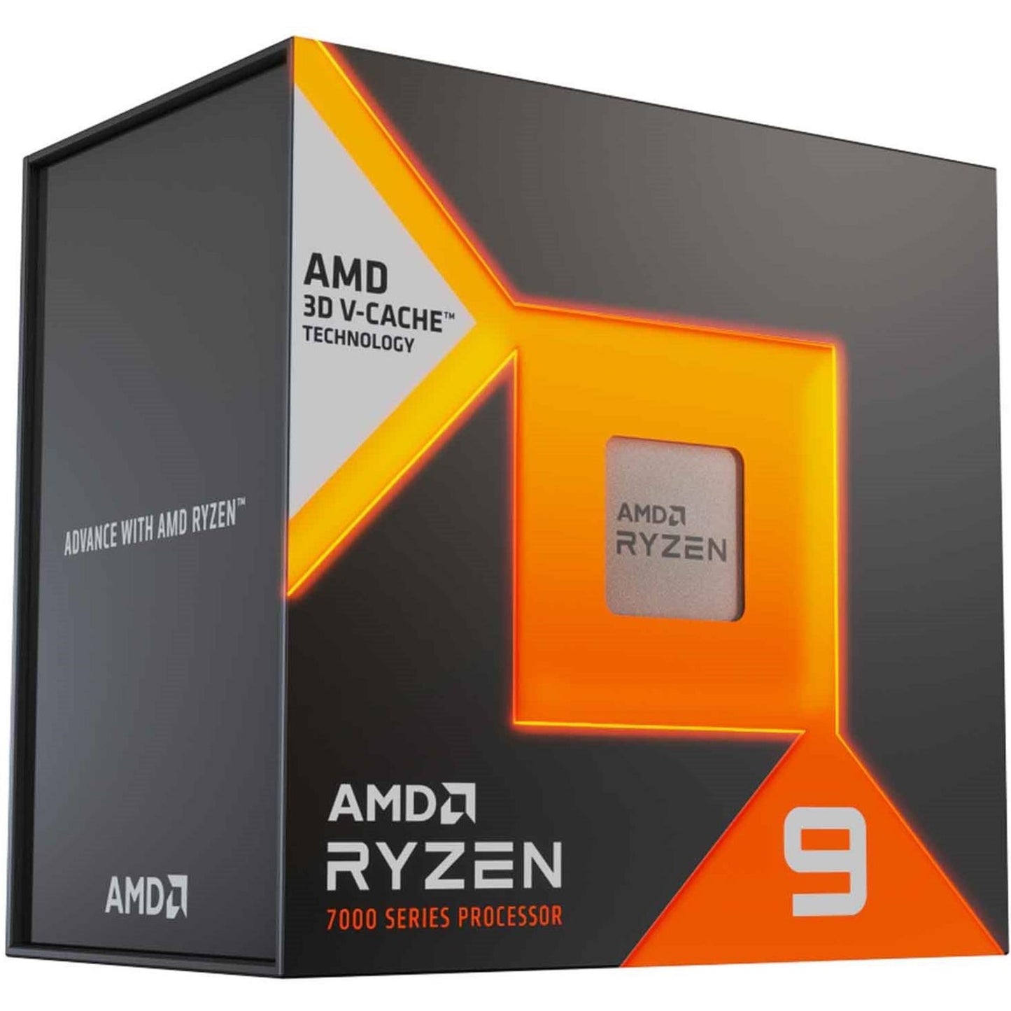 AMD Ryzen 9 7900X3D 4.4GHz 12 Core AM5 Processor, 24 Threads, 4.4GHz up to 5.6GHz Boost, 140MB Cache, 120W, No Fan,  Radeon Graphics