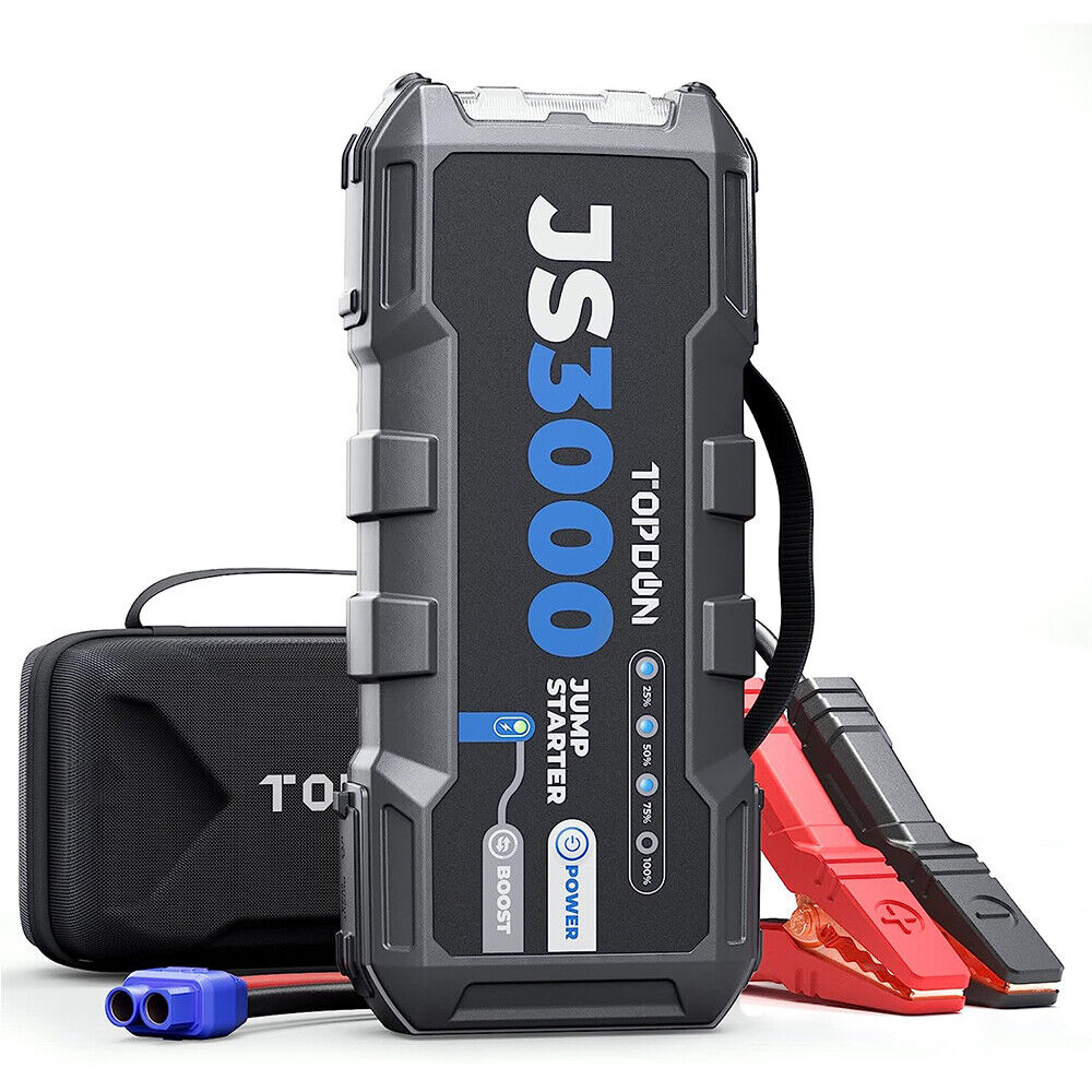 JumpSurge3000 JS3000 3000A USB Car Jump Starter Booster Pack PowerBank UK