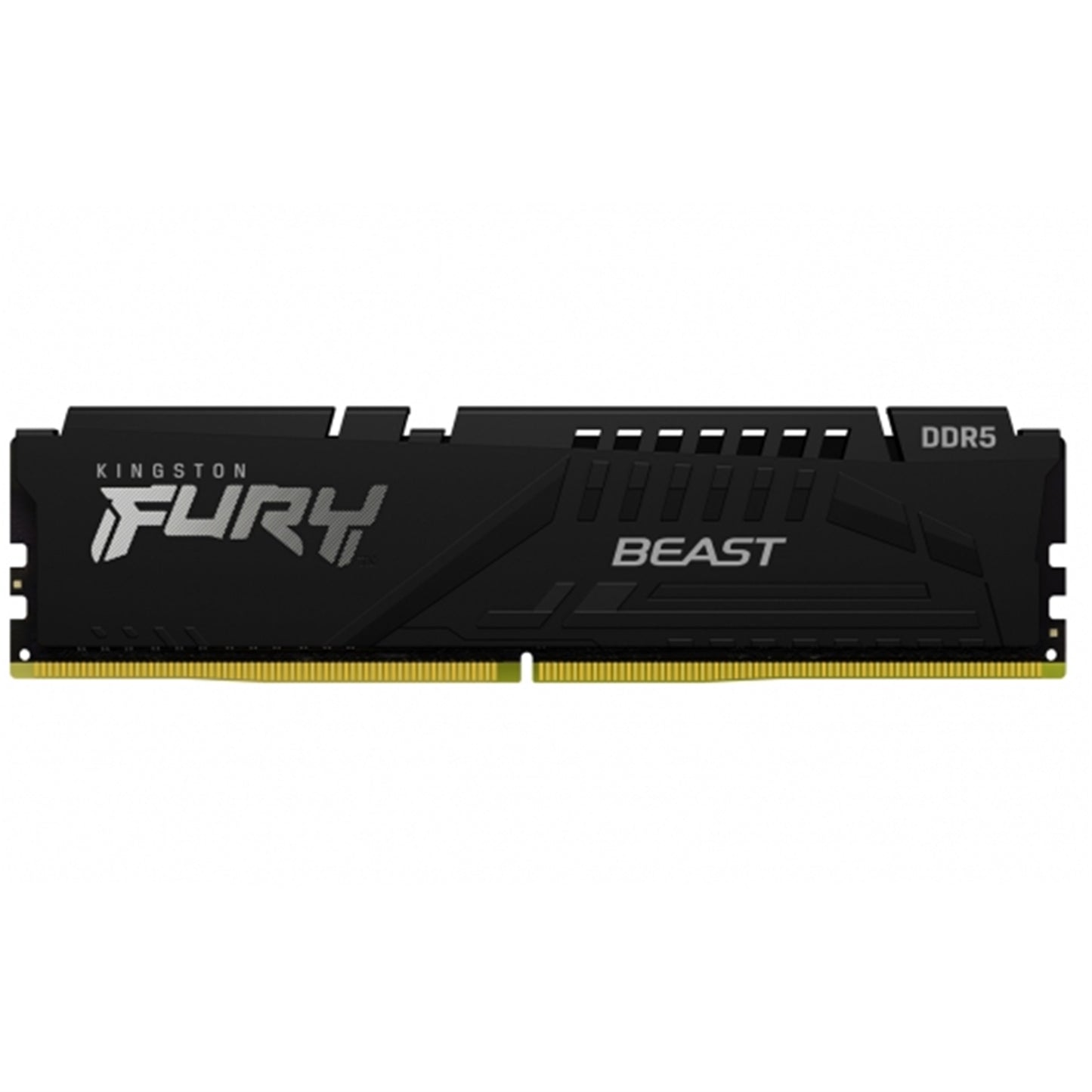 Kingston FURY Beast KF552C40BB-16 Gaming System Memory, DDR5, 5200MHz, 1 x 16Gb, Black Heatsink, 288 Pin, 1.25v, CL40