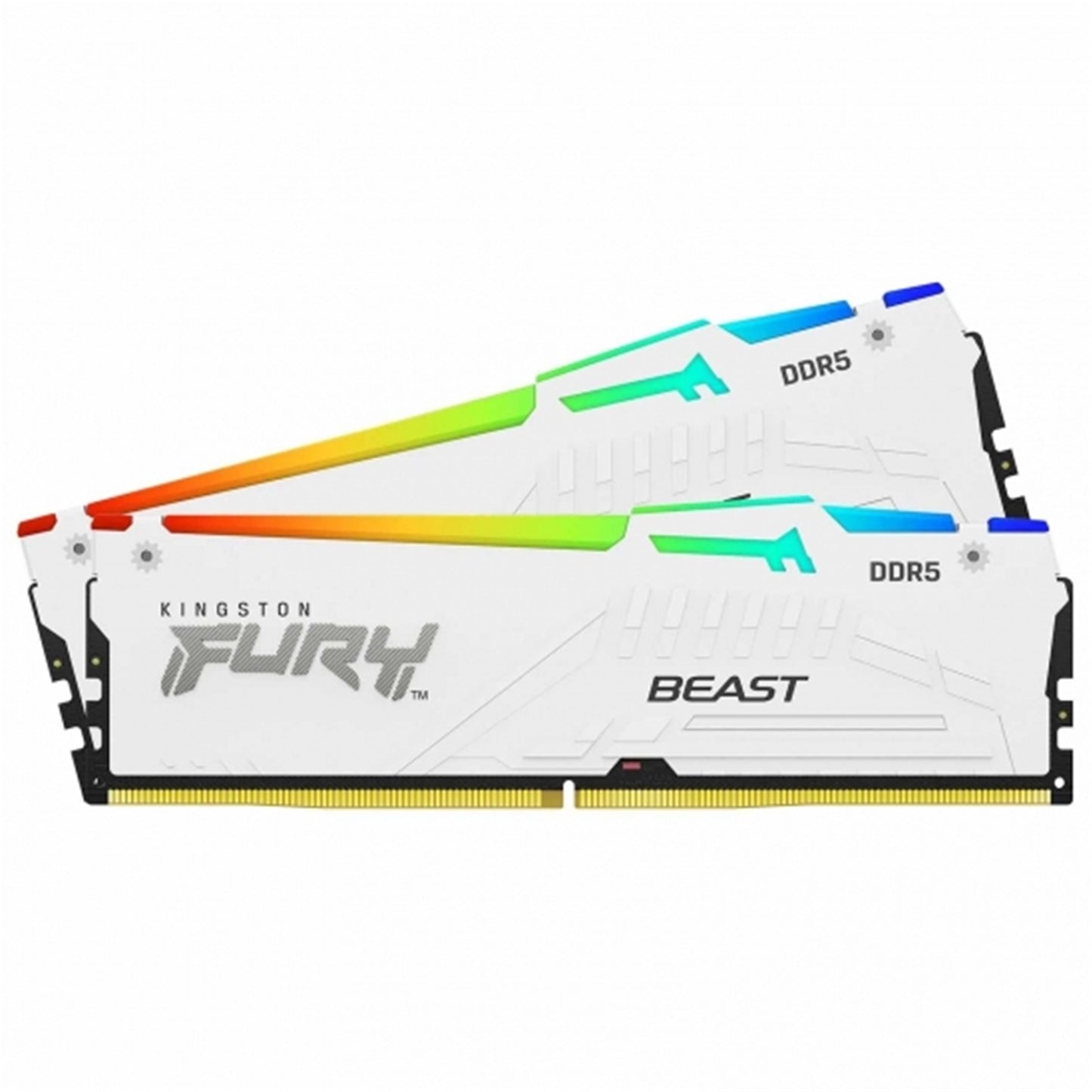 Kingston FURY Beast (KF560C36BWEAK2-64) 64GB RGB (2x32GB) System Memory, DDR5, 6000MTs, DIMM, CL36, 288 Pin.