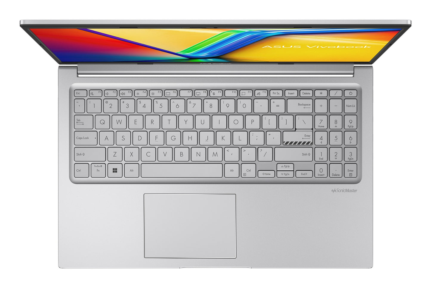 ASUS Vivobook 15 X1504VA-BQ3782W Intel Core 7 150U Laptop 39.6 cm (15.6") Full HD 16 GB DDR4-SDRAM 1 TB SSD Wi-Fi 6 (802.11ax) Windows 11 Home Silver