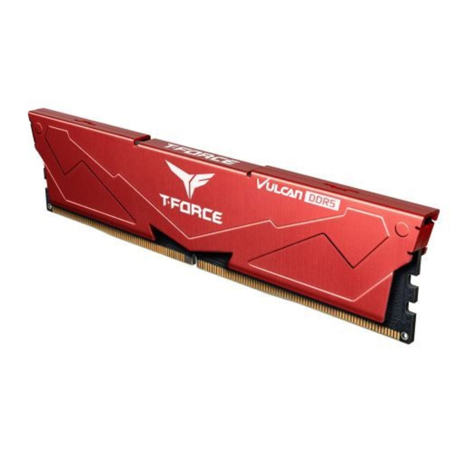 Team T-Force Vulcan FLRD532G5600HC38JDC01 32GB (2x16GB) System Memory, 5600MHz, CL38, DDR5 Kit, Red