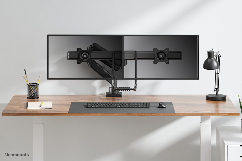 Neomounts DS75-450BL2 Monitor arm 17-32" - gas spring - Topfix - 180°-stop