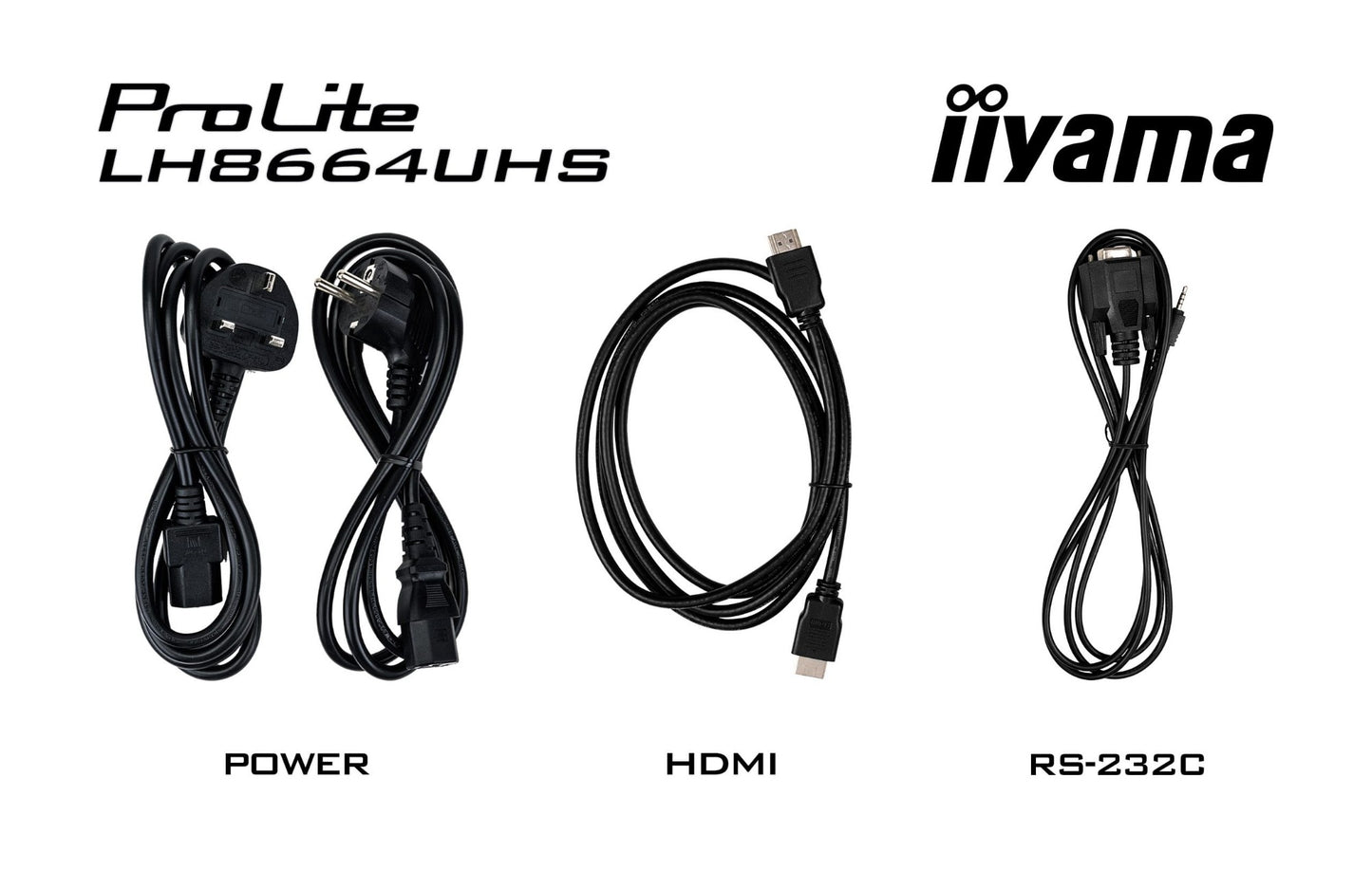 iiyama LH8664UHS-B3AG Signage Display Digital signage flat panel 2.17 m (85.6") Wi-Fi 500 cd/m² 4K Ultra HD Black Built-in processor Android 24/7