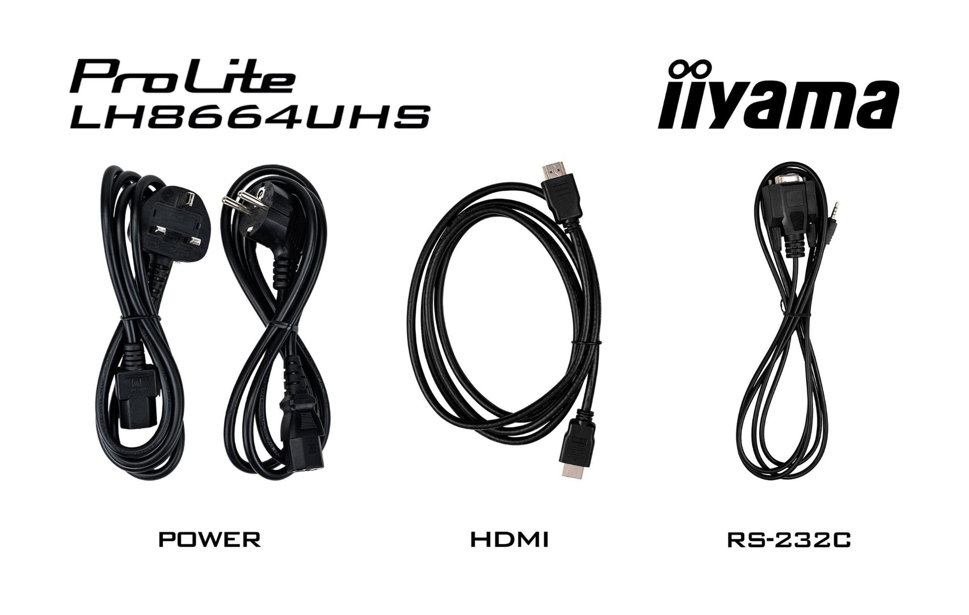iiyama LH8664UHS-B3AG Signage Display Digital signage flat panel 2.17 m (85.6") Wi-Fi 500 cd/m² 4K Ultra HD Black Built-in processor Android 24/7