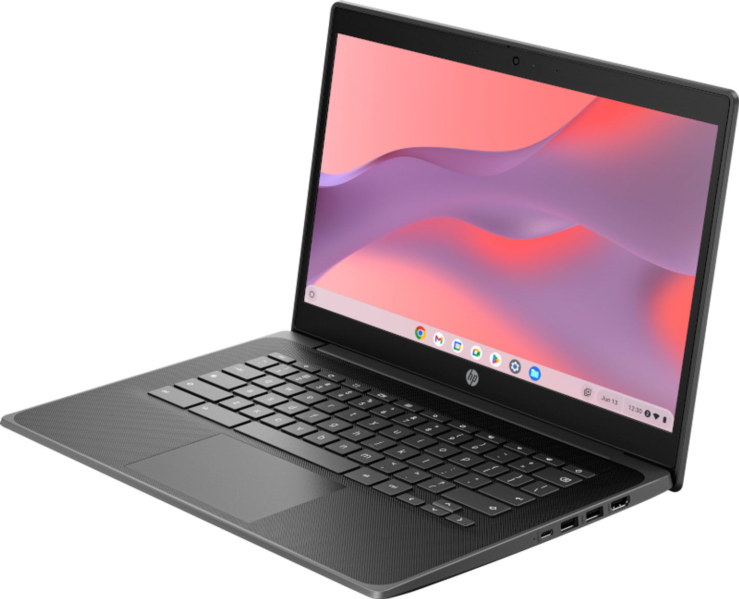 HP Fortis G1i 14 Chromebook Intel N N150 35.6 cm (14") Touchscreen HD 4 GB LPDDR5-SDRAM 32 GB eMMC Wi-Fi 6 (802.11ax) ChromeOS Black