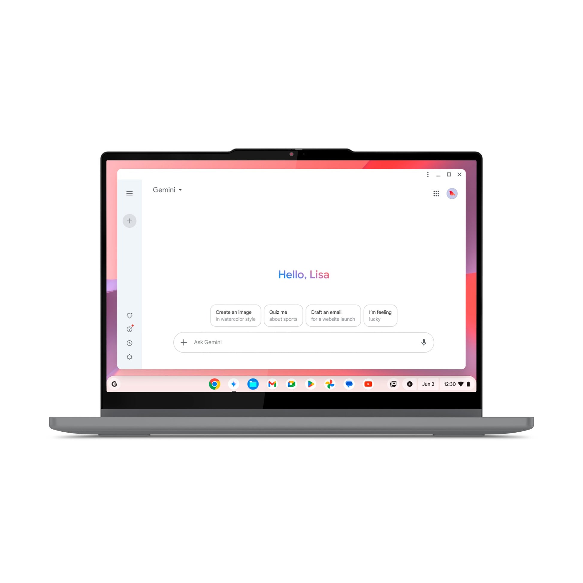 Lenovo Chrome 2in1 14IRU10 Intel Core 5 120U Chromebook 35.6 cm (14") Touchscreen WUXGA 8 GB LPDDR5-SDRAM 128 GB UFS Wi-Fi 6E (802.11ax) ChromeOS English Grey