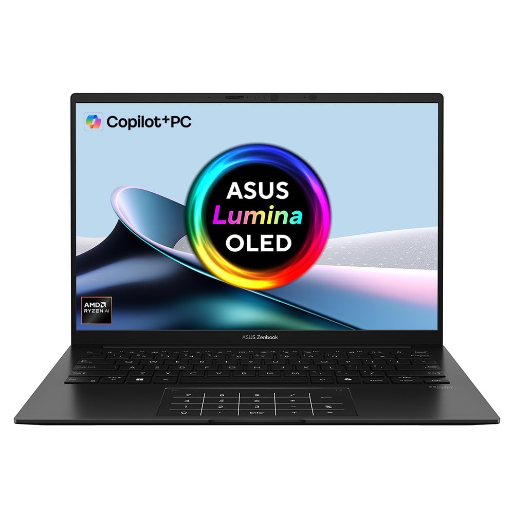 ASUS Vivobook S14 M3407HA Metal Laptop | 14.0" WQXGA 2.5K Screen | AMD Ryzen 9 270 | 32GB RAM | 1TB SSD | Backlit UK Keyboard | Windows 11