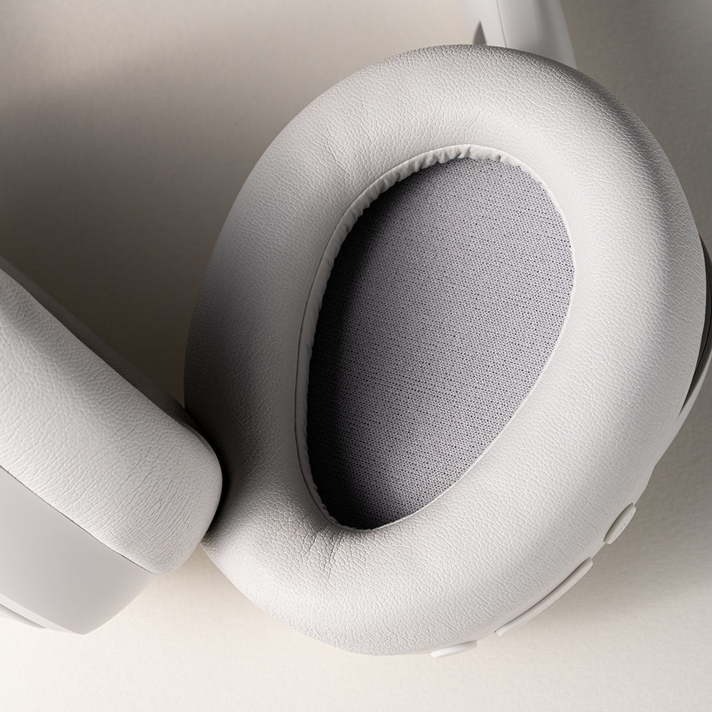 JLab Lux ANC Headset Wireless Head-band Music Bluetooth White