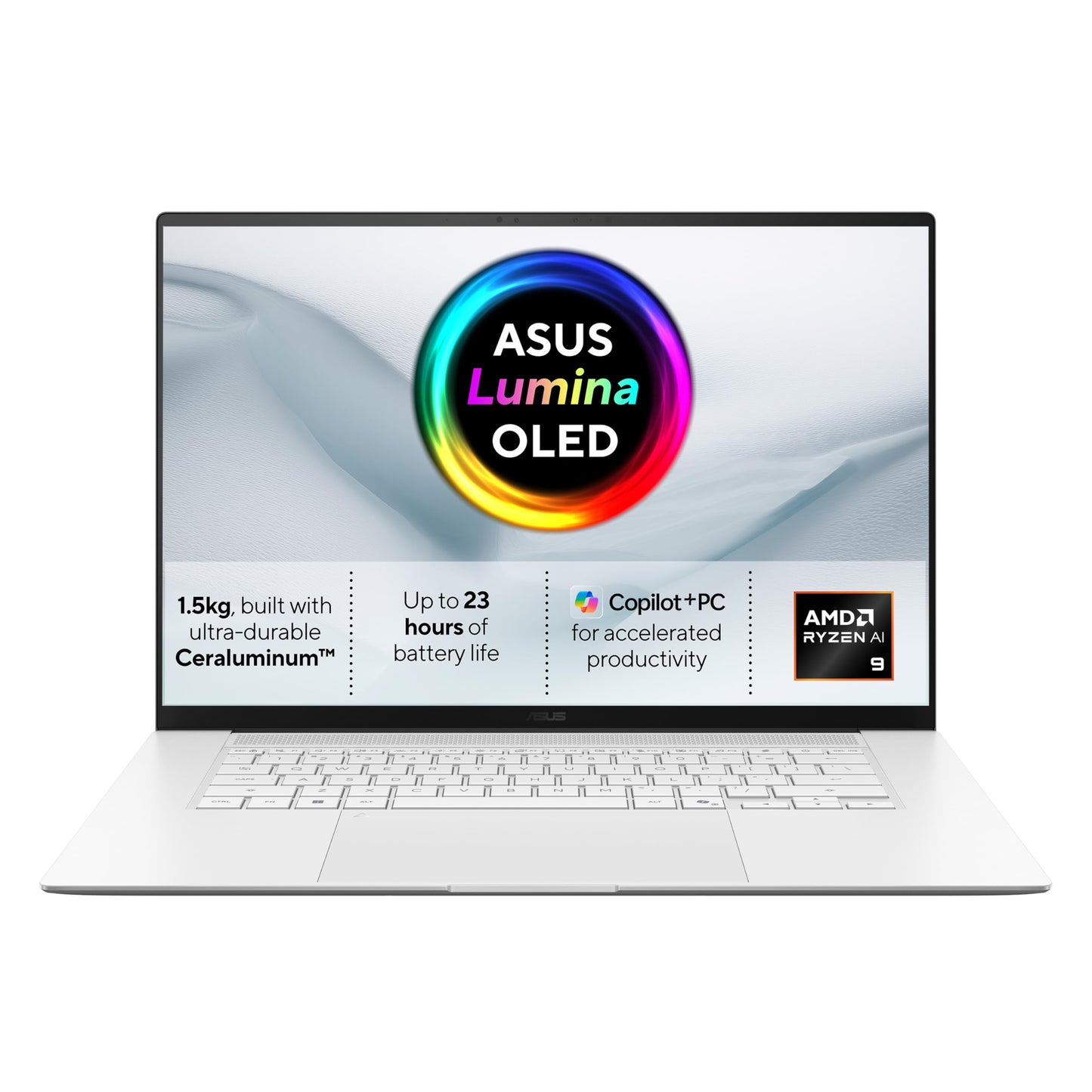 ASUS Vivobook S14 M3407HA Metal Laptop | 14.0" WQXGA 2.5K Screen | AMD Ryzen 9 270 | 32GB RAM | 1TB SSD | Backlit UK Keyboard | Windows 11