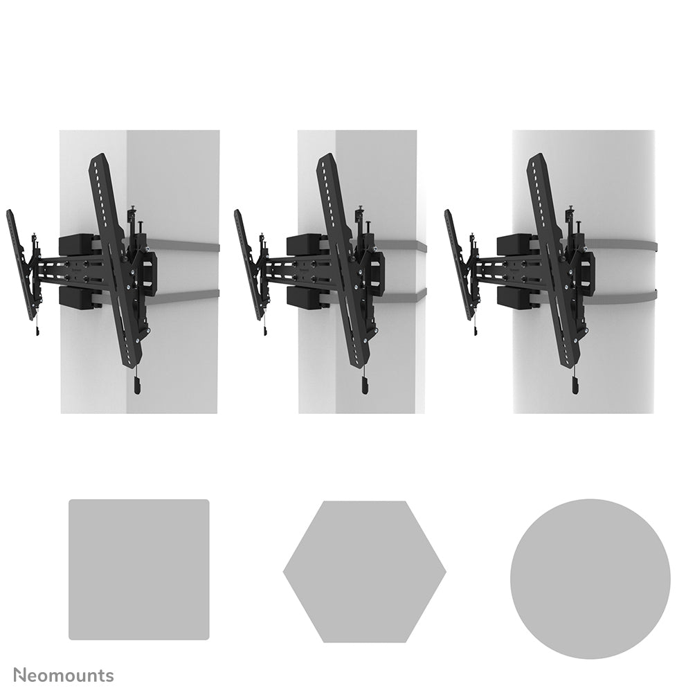 Neomounts WL35S-910BL16 TV pillar mount 40-75" - tiltable - lockable - diam. 25-100 cm
