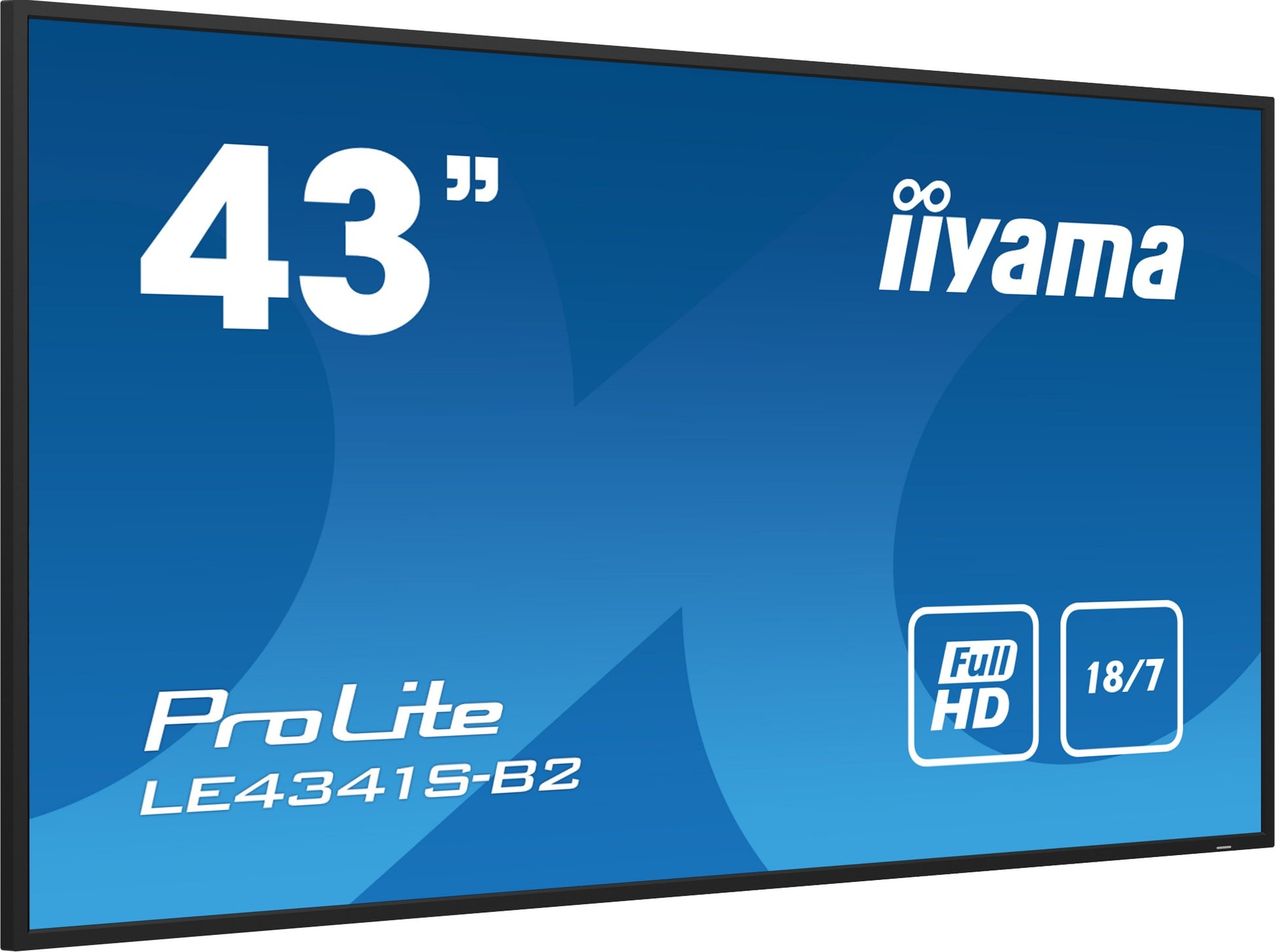 iiyama PROLITE LE4341S-B2 Digital signage flat panel 108 cm (42.5") LCD 350 cd/m² Full HD Black 18/7