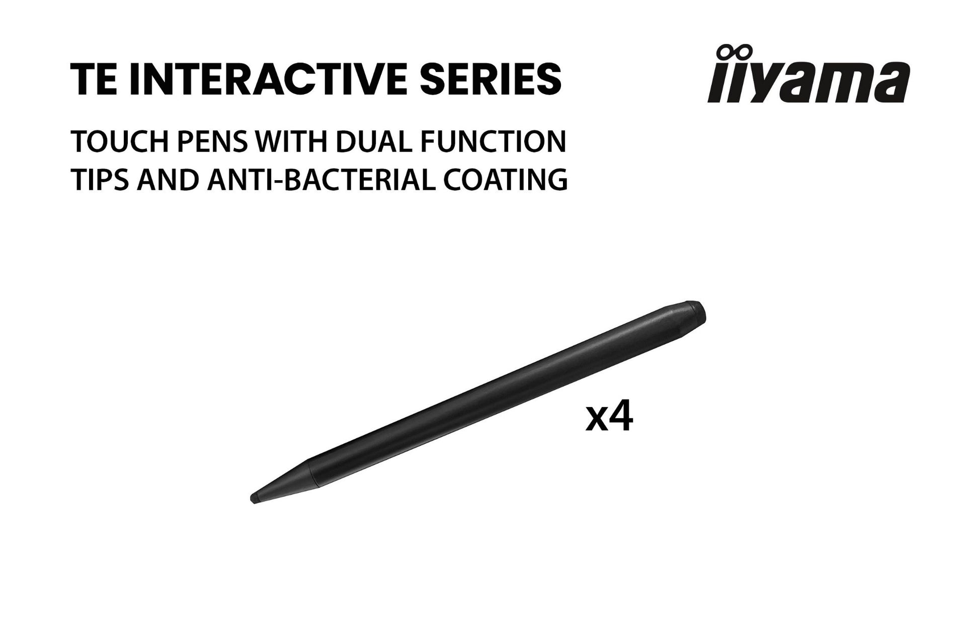 iiyama TE7513A-B2AG Signage Display Interactive flat panel 190.5 cm (75") Wi-Fi 500 cd/m² 4K Ultra HD Black Touchscreen Built-in processor Android 24/7