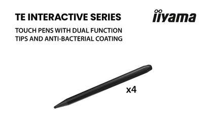 iiyama TE7513A-B2AG Signage Display Interactive flat panel 190.5 cm (75") Wi-Fi 500 cd/m² 4K Ultra HD Black Touchscreen Built-in processor Android 24/7