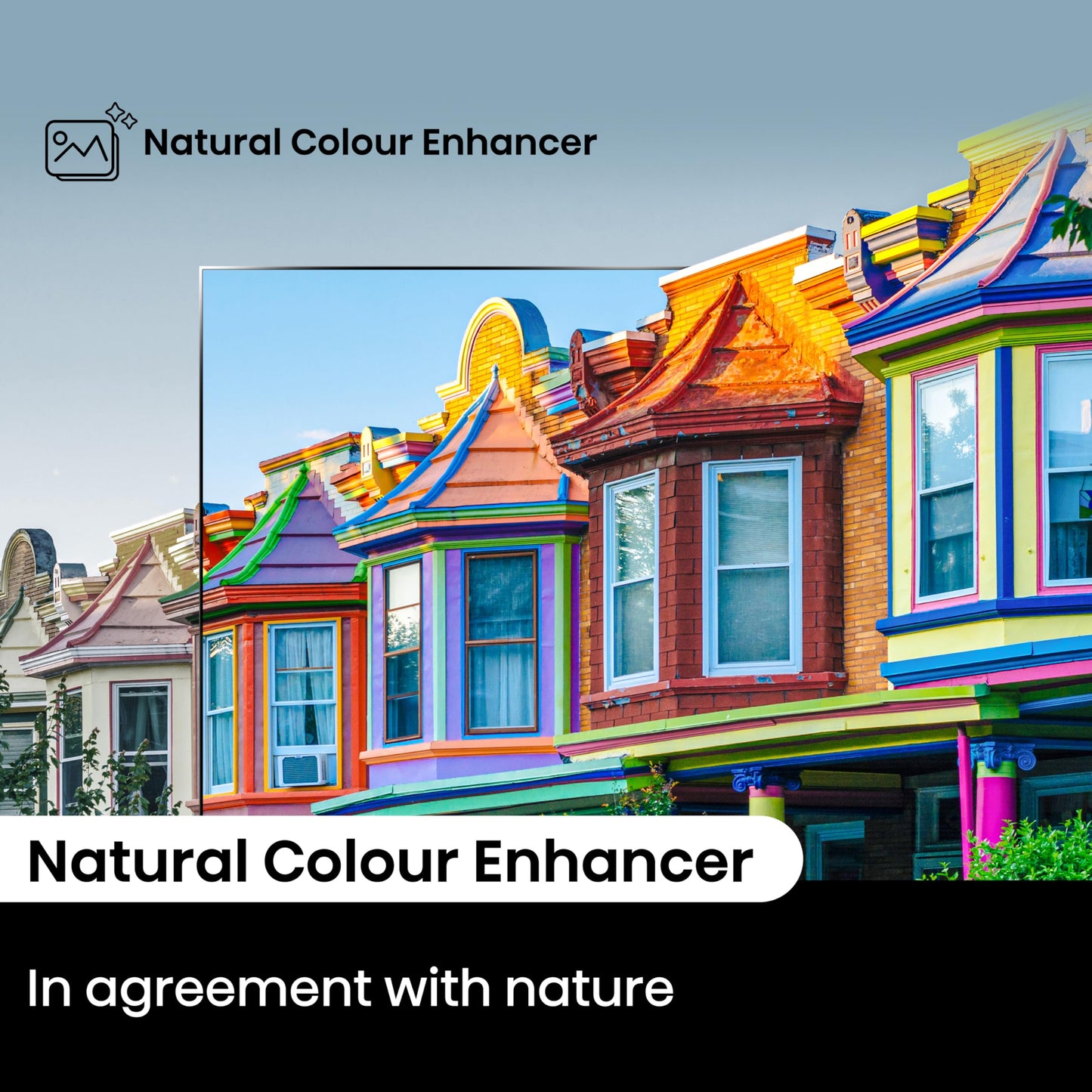 Hisense 40" 40A4QTUK FHD LED TV with Freely - Direct Lit LED, Dolby Audio, Natural Colour Enhancer, Games Mode, Sports Mode with Freely, Disney +, YouTube, Netflix