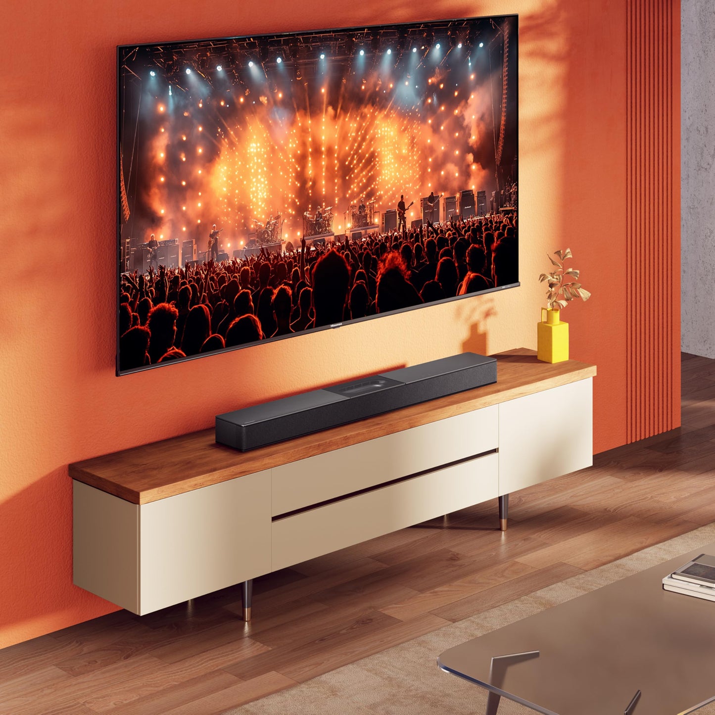 Hisense 40" 40A4QTUK FHD LED TV with Freely - Direct Lit LED, Dolby Audio, Natural Colour Enhancer, Games Mode, Sports Mode with Freely, Disney +, YouTube, Netflix