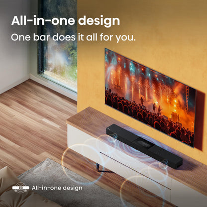 Hisense 40" 40A4QTUK FHD LED TV with Freely - Direct Lit LED, Dolby Audio, Natural Colour Enhancer, Games Mode, Sports Mode with Freely, Disney +, YouTube, Netflix