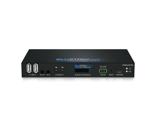 Blustream IP200UHD-RX AV receiver Black