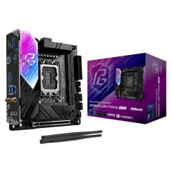 Asrock B860I LIGHTNING WIFI, Intel B860, 1851, Mini ITX, 2 DDR5, HDMI, TB4, Wi-Fi 6E, 2.5G LAN, RGB, 2x M.2