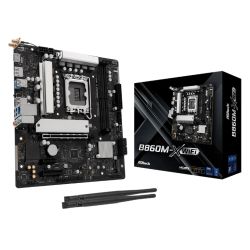Asrock B860M-X WIFI, Intel B860, 1851, Micro ATX, 2 DDR5, HDMI, DP, Wi-Fi 6E, 2.5G LAN, 2x M.2