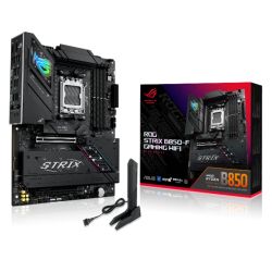 Asus ROG STRIX B850-F GAMING WIFI, AMD B850, AM5, ATX, 4 DDR5, HDMI, DP, Wi-Fi 7, 2.5G LAN, RGB, 4x M.2