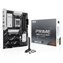 Asus PRIME B850-PLUS WIFI, AMD B850, AM5, ATX, 4 DDR5, HDMI, DP, Wi-Fi 6E, 2.5G LAN, 3x M.2