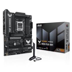 Asus TUF GAMING B850-PLUS WIFI, AMD B850, AM5, ATX, 4 DDR5, HDMI, DP, Wi-Fi 7, 2.5G LAN, RGB, 3x M.2