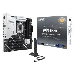 Asus PRIME Z890M-PLUS WIFI, Intel Z890, 1851, Micro ATX, 4 DDR5, HDMI, DP, Wi-Fi 7, 2.5G LAN, 3x M.2