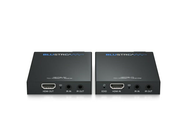 Blustream HEX70SL-KIT AV extender AV transmitter & receiver Black