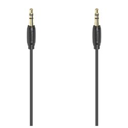 Hama 3.5mm Jack Stereo Cable, Male to Male, Gold-Plated, Ultra-thin, 3 Metre
