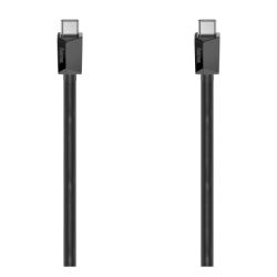Hama 5Gbps USB-C to USB-C Cable, E-Marker, USB 3.2 Gen1, 5A, 100W, 0.75 Metre, Black