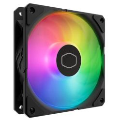 Cooler Master SickleFlow Edge 120 ARGB 12cm PWM Case Fan, Up to 2500 RPM, Loop Dynamic Bearing, Black