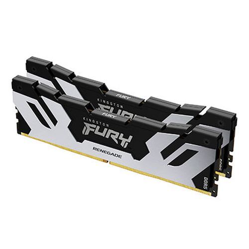 Kingston Fury Renegade 96GB Kit (2 x 48GB), DDR5, 6000MHz, CL32, 1.35V, ECC, XMP 3.0, PMIC, DIMM Memory, Black/Silver