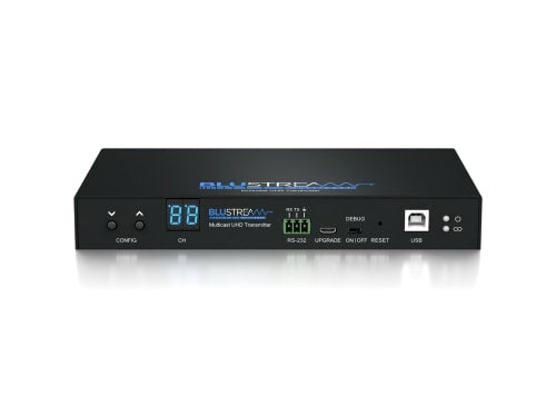 Blustream IP200UHD-TX AV receiver Black