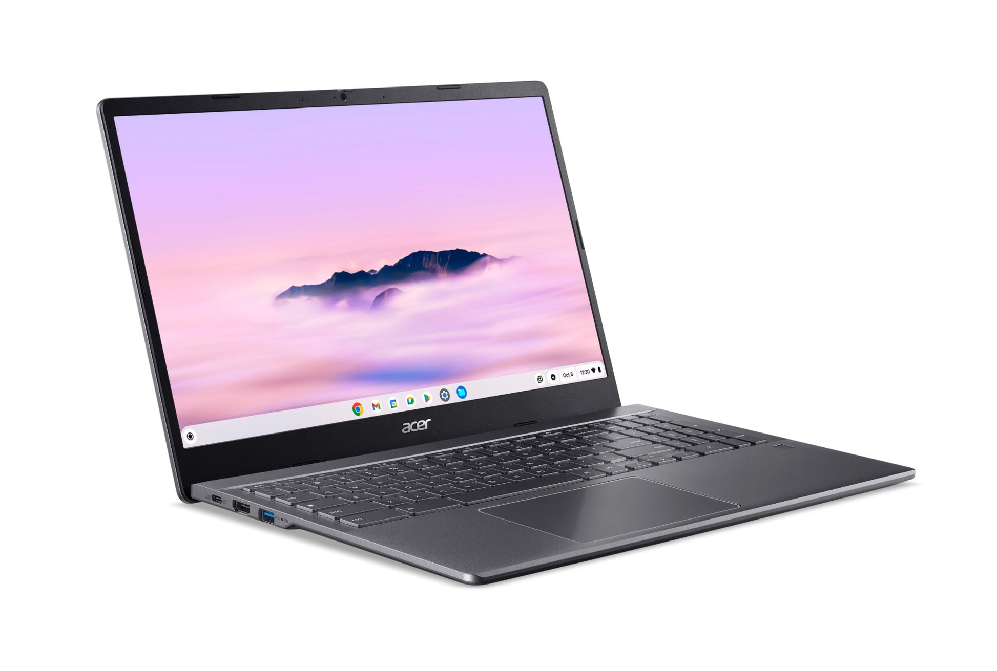Acer Chromebook Plus 515 CBE595-2T-TCO-562J Intel Core 5 120U 39.6 cm (15.6") Touchscreen Full HD 8 GB LPDDR5x-SDRAM 256 GB SSD Wi-Fi 6 (802.11ax) ChromeOS Grey