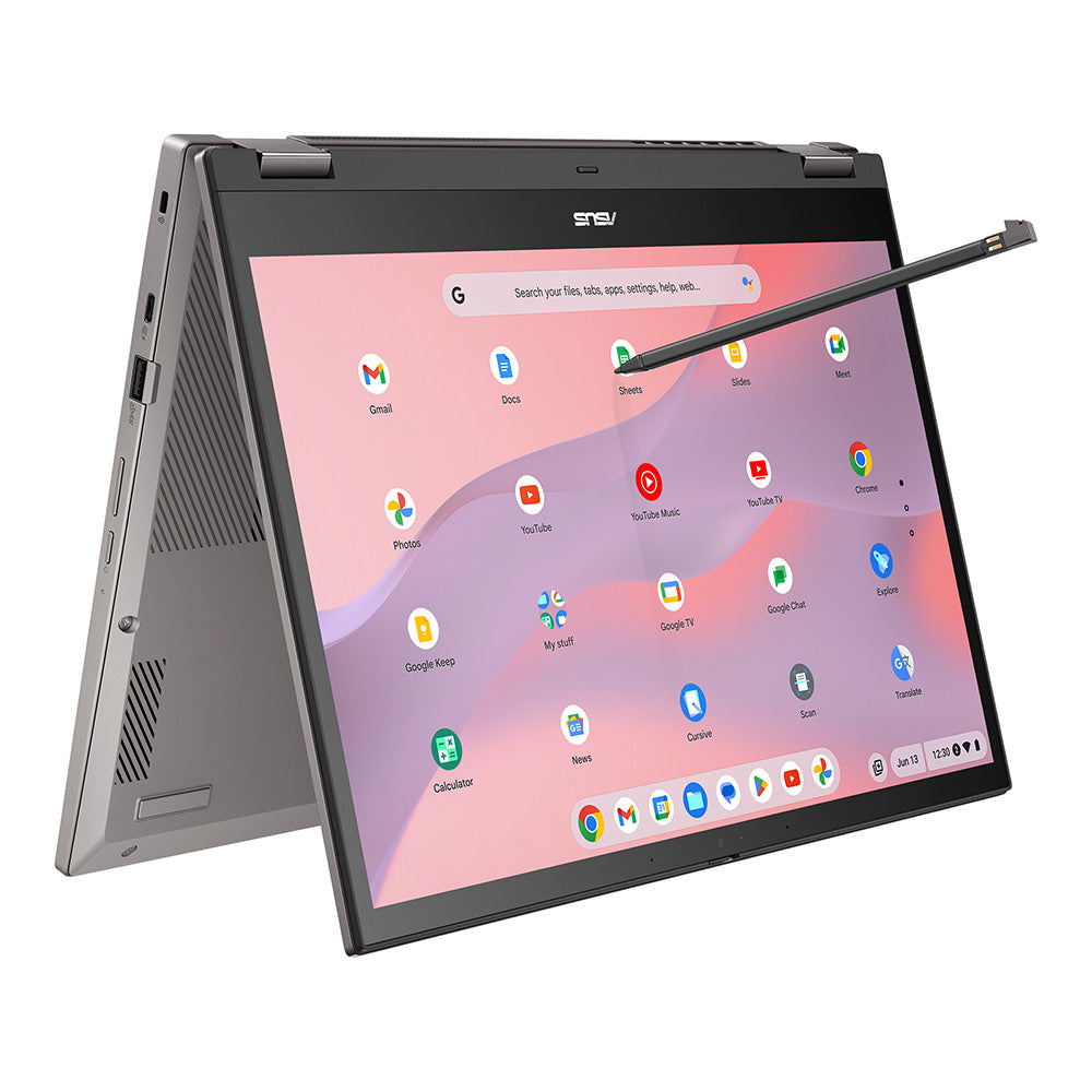 ASUS Chromebook CX34 Flip CB3401FBA-LZ0099 Intel Core i3 i3-1215U 35.6 cm (14") Touchscreen WUXGA 8 GB LPDDR4x-SDRAM 256 GB SSD Wi-Fi 6E (802.11ax) ChromeOS Grey
