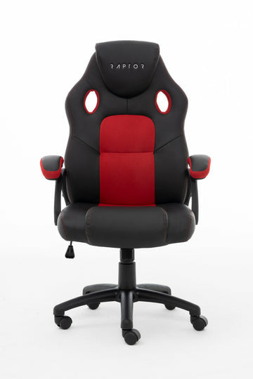 Raptor Gaming RG-GS-40 Gaming armchair Padded seat Black, Red
