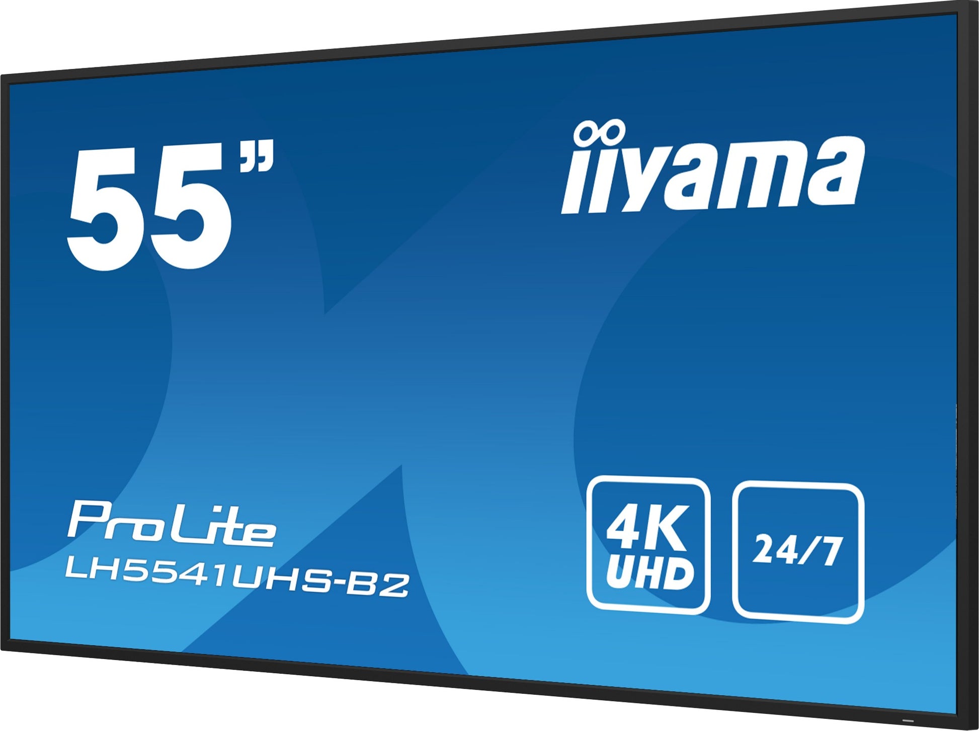 iiyama LH5541UHS-B2 Signage Display Kiosk design 138.7 cm (54.6") LCD 500 cd/m² 4K Ultra HD Black Built-in processor 24/7