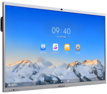 Hikvision Ultra Series Interactive Display With Integrated 4K Camera.