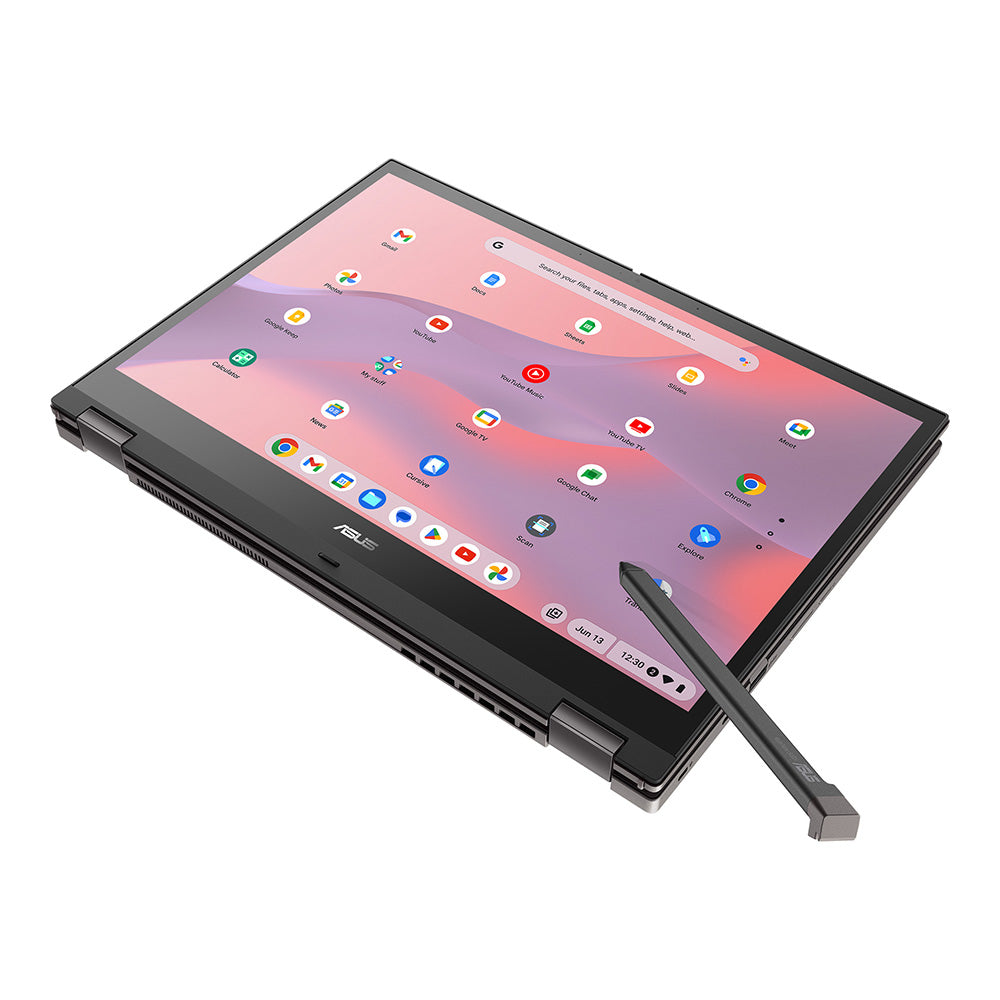 ASUS Chromebook CX34 Flip CB3401FBA-LZ0099 Intel Core i3 i3-1215U 35.6 cm (14") Touchscreen WUXGA 8 GB LPDDR4x-SDRAM 256 GB SSD Wi-Fi 6E (802.11ax) ChromeOS Grey